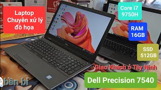 Dell Precision 7540 Core i7 9750H RAM 16GB SSD 512GB nVIDIA Quadro P2000  156quot Full HD IPS [upl. by Chemaram]