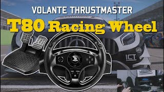 Volante Thrustmaster T80 Racing Wheel PS3 PS4 e PC [upl. by Ecilayram]