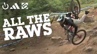 ALL THE RAWS  Downhill Mountain Bike World Cup Racing 2022 [upl. by Eilyak]