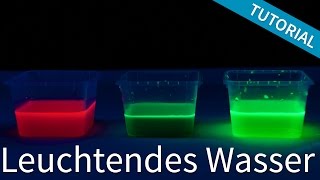 Leuchtendes Wasser selber machen  UV Licht Heimexperiment by Incredible Experiments [upl. by Eirb]