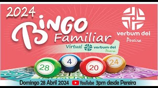 Bingo Familiar 2024 Verbum Dei Pereira [upl. by Adnolaj]