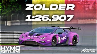 ACC Hotlap  Lamborghini Huracan GT3 EVO II  Zolder  V195  Assetto Corsa Competizone [upl. by Cuthbert528]