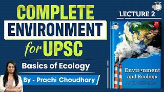 Environment and Ecology Series  Lecture 2 Basics of Ecology  UPSC CSE GS 3 Preparation  StudyIQ [upl. by Orlene]