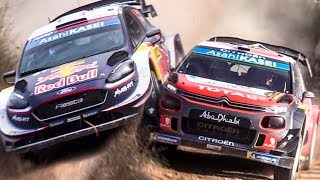 Sebastien Ogier vs Sebastien Loeb  Comparison  WRC RallyRACC Catalunya Spain 2018  FullGasMedia [upl. by Pontias]