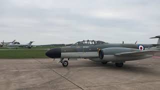 Gloster meteor NF11 WM167 Final Flight [upl. by Hola454]