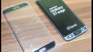 🔧Galaxy S7 Edge Glass Only Replacement  100 home solution success💪 [upl. by Steele]