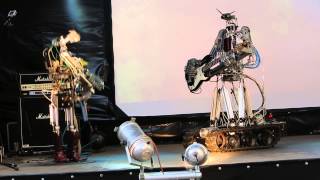 Compressorhead  TNT ACDC Cover live in Moscow Russia [upl. by Neibaf]