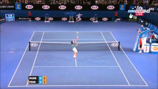 Roger Federer Vs Andy Murray Australian Open 2014 HIGHLIGHTS QF Full HD [upl. by Niknar]