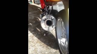 K1200rs Exhaust Modification Before and after [upl. by Auqinom80]