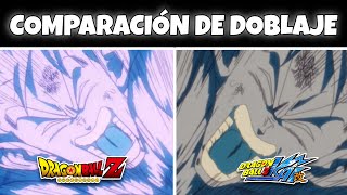 Kame Hame Ha VS Galick Ho  Comparación de doblaje DBZ y DBZ Kai castellano [upl. by Telfore803]