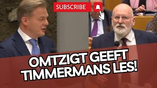 Omtzigt SLOOPT Timmermans Timmermans is WOEST [upl. by Jennie425]