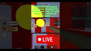 How to Destroy Red Base in 60 Seconds  FarmHandJoe Livestream shortsrobloxdoomspirebrickbattle [upl. by Winterbottom432]