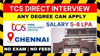 TCS Walk In Interview  Any Degree  Chennai Jobs  IT Jobs  GKwithGK2024 [upl. by Aylward830]