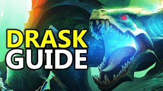 ♥ Dauntless  Soloing Drask Sword Guide  Tutorial  Tips amp Tricks [upl. by Ivens]