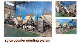 chilli powder grinding line spice plant spice pulverizer infobrightsailasiacom [upl. by Noseyt]