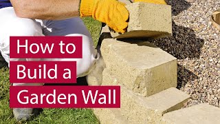 How to Build a Garden Wall [upl. by Ardnosal404]