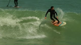 Surfing  Yport Normandy 1718  04 18 [upl. by Brigette]