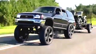 Lifted or Squatted Trucks Loud Exhaust Rollers Trucks [upl. by Audette]