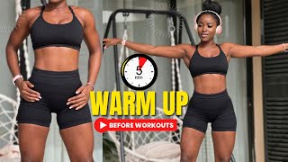 5 Min WARM UP  Do This BEFORE YOUR HOMEGYM WORKOUTS  Full Body Routine [upl. by Kral241]