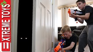 Mystery Creature Attack Ethan Vs Cole Animal Nerf Battle [upl. by Daile579]