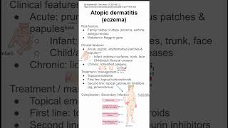 Atopic dermatitis eczema [upl. by Rene]