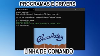 Instalando Programas e Drivers Via Linha de Comando [upl. by Rasec849]