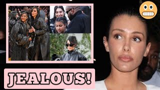 JEALOUS🛑 Envious Bianca Censori quits marriage after seeing Kanye and Kim reunite to please North [upl. by Ahterahs]