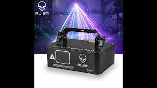 ALIEN 500mW RGB Laser Beam Scanner Projector DJ Disco Dance Party Stage Laser Lights [upl. by Scharf82]