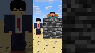 HELP Herobrine To Power Up Then Break Bigger And Bigger Bedrock friendship shorts trending anime [upl. by Marbut]