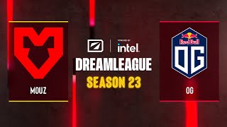 Dota2  MOUZ vs OG  Game 2  DreamLeague Season 23  CQ  WEU [upl. by Keithley]