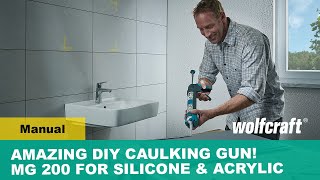 Amazing DIY Caulking Gun MG 200  130 kg Pressure  Silicone amp Acrylic [upl. by Boles461]