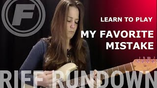 Learn to play quotMy Favorite Mistakequot by Sheryl Crow [upl. by Prentiss]