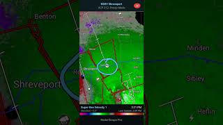 Tornado on the ground haughton Louisiana 3pm cst 7824 [upl. by Mcloughlin]