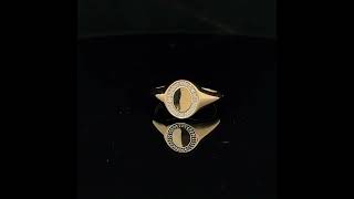 Ladies 9k gold signet ring [upl. by Eivets]