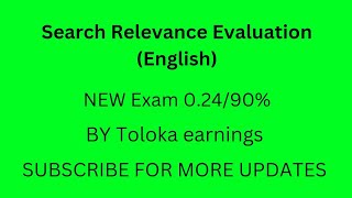 Search Relevance Evaluation English NEW EXAM 02490 [upl. by Luce777]