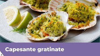 CAPESANTE GRATINATE AL FORNO [upl. by Asia]