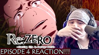 This Got DEPRESSING  ReZero Episode 4 Directors Cut REACTION [upl. by Baker]