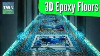 10 of The Coolest 3D Floors Created with Epoxy [upl. by Aleac111]