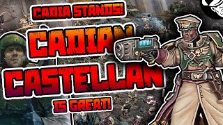 Cadia Stands The Castellan is GREAT  10th Edition  Astra Militarum Tactics [upl. by Idnim632]