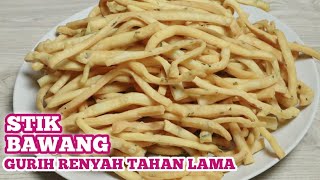 STIK BAWANG gurih renyah tahan lama [upl. by Ahsitra41]