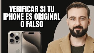 Cómo verificar el número de IMEI en iPhone  Verificar si tu iPhone es original o falso [upl. by Adien617]