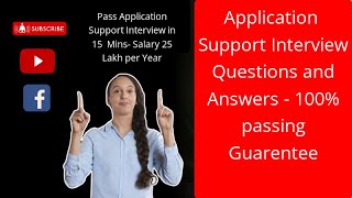 Application Support Interview Questions in Hindi  Pass your Application support interview in minute [upl. by Sternberg]