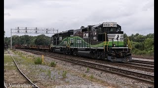 NS GP33ECO Intermodal switching  GZ04 local duty [upl. by Reldnahc]