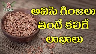 అవిసె గింజలు తింటే కలిగే లాభాలు  Benefits of Flax Seeds in Telugu [upl. by Huei]