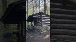 Pine Knob Shelter AT 42824 at shelter atshelter hikes md appalachiantrail nature [upl. by Latyrc]