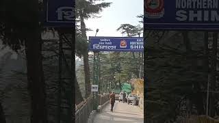 Views of pedestrian side in Shimla Station January 2023 india trip dailyvlog [upl. by Yral]