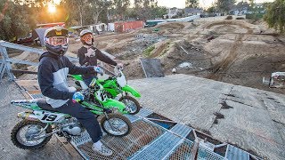 PIT BIKE BACKYARD SX TRACK [upl. by Sumahs]