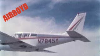 Piper PA30 Twin Comanche Aircraft Tail Flutter Test [upl. by Aipotu]