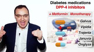 Diabetes Medications  DPP4 inhibitors  Tradenames [upl. by Akinajnat]