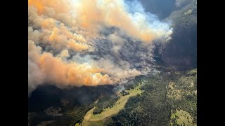 ALERT Wildfires growing in Montana Idaho [upl. by Honebein]